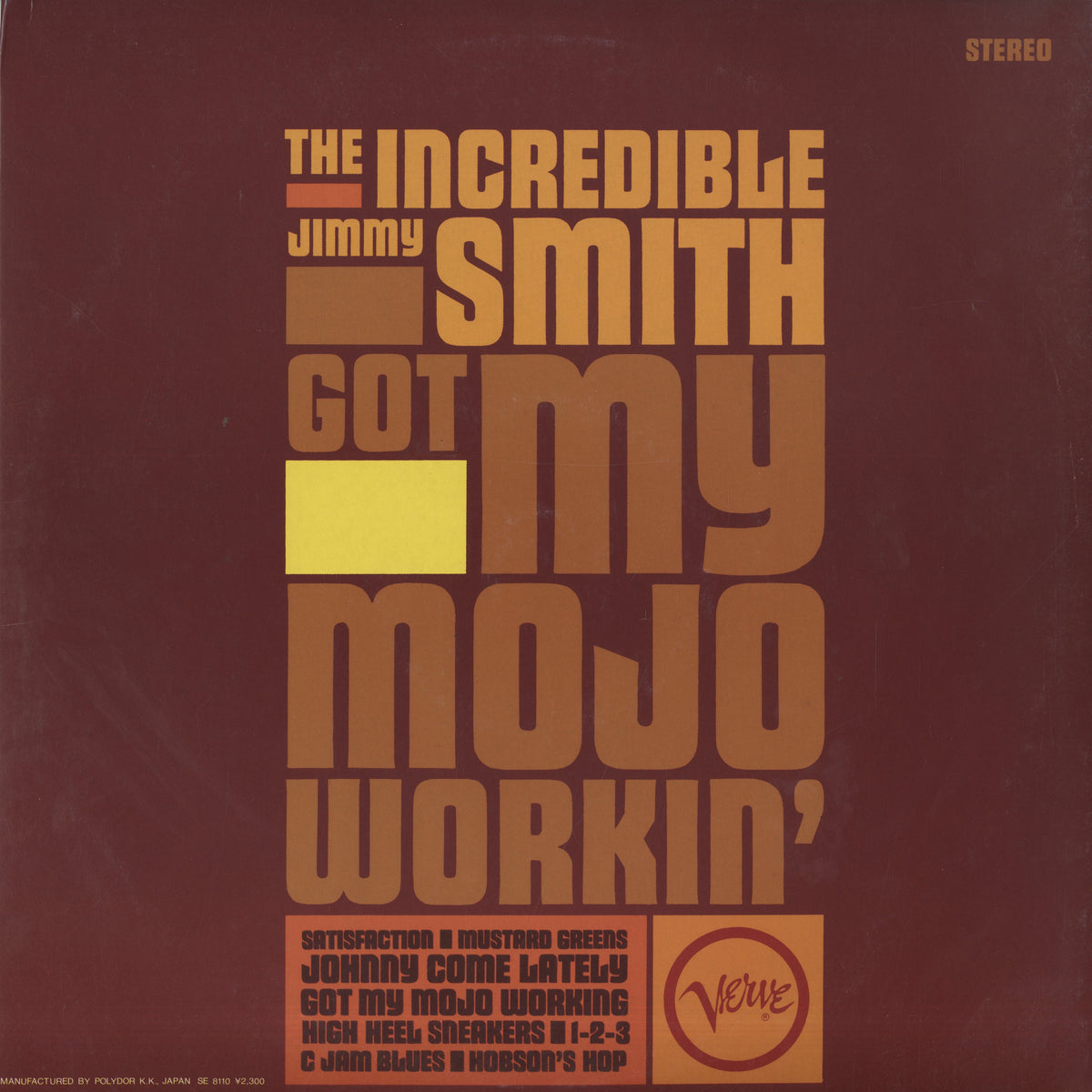 Jimmy Smith / ジミー・スミス / Got My Mojo Workin' (23MJ 3083)