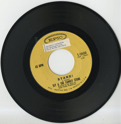 Sly & The Family Stone – Stand / I Want To Take You Higher -7 (5-10450) 7inch 1969 US Epic | 中古7inch