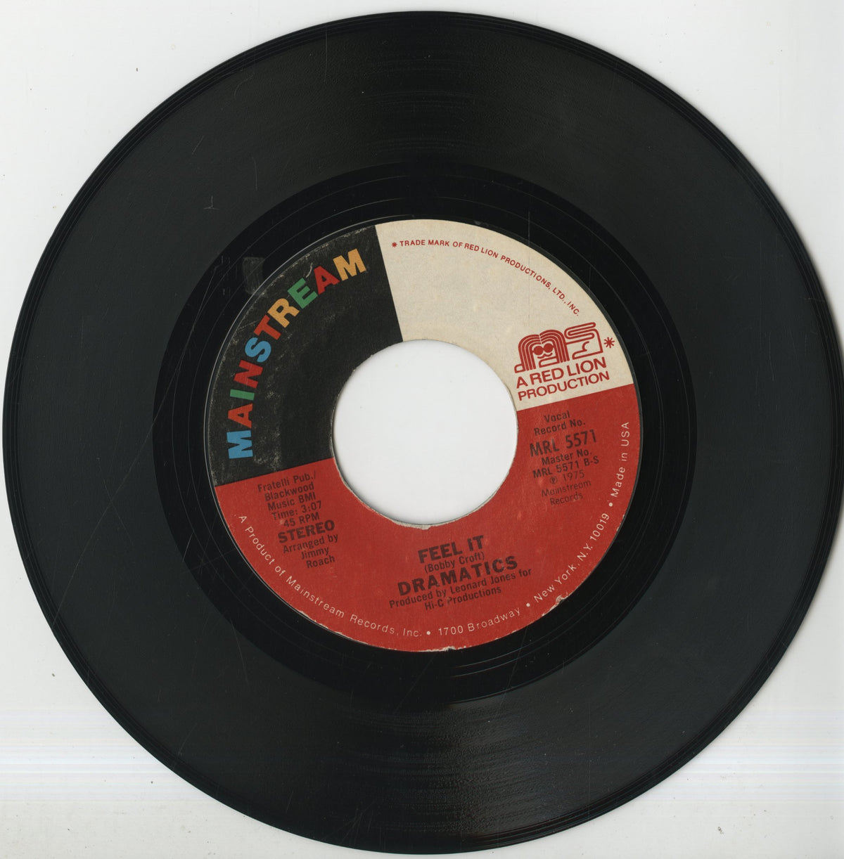 Dramatics / ドラマティックス / No Rebate On Love / Feel It -7 (MRL 5571)