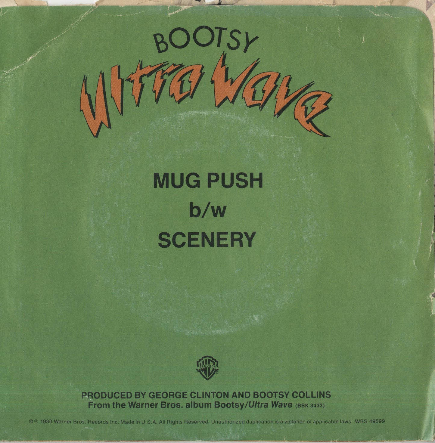 Bootsy Collins / ブーツィ・コリンズ / Mug Push (WBS 49599)