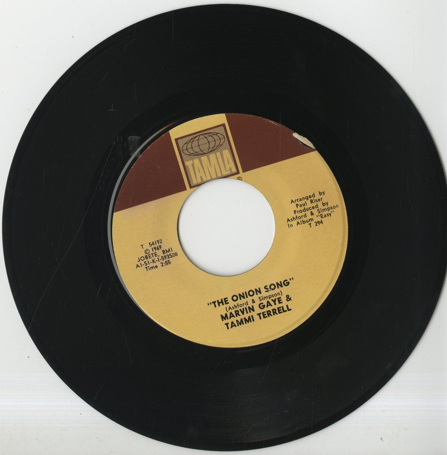 Marvin Gaye & Tammi Terrell / マーヴィン・ゲイ　タミー・テレル / Onion Song / California Soul -7 (T 54192)