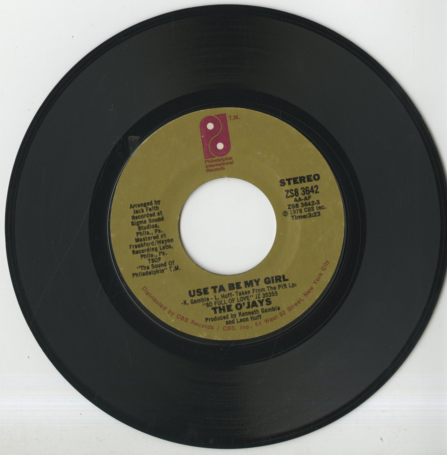 The O'jays / オージェイズ / Use Ta Be My Girl -7 (ZS8 3642)