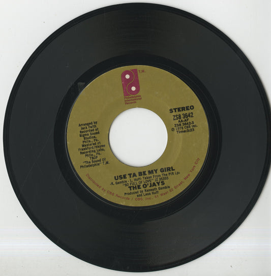 The O'jays / オージェイズ / Use Ta Be My Girl -7 (ZS8 3642)