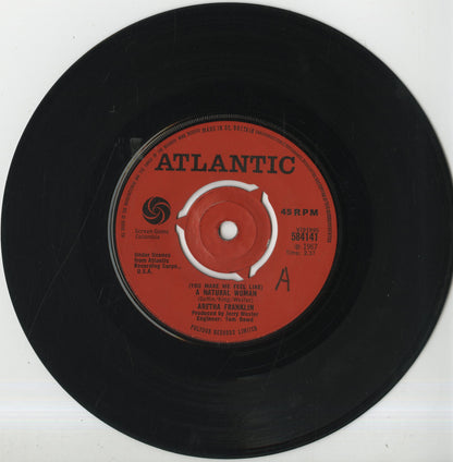 Aretha Franklin / アレサ・フランクリン / A Natural Woman / Baby,Baby,Baby -UK 7 (45-2441)