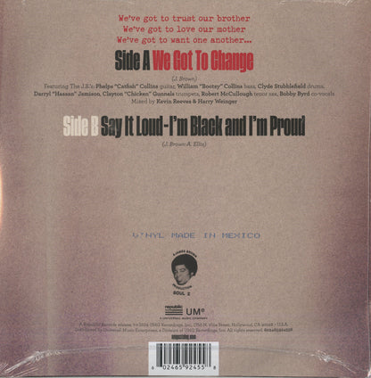 James Brown / ジェイムズ・ブラウン / We Got To Change -7 (602465924558)