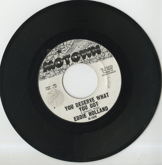 Eddie Holland - You Deserve What You Got (M-1026) 1962 US Motown｜中古7inch