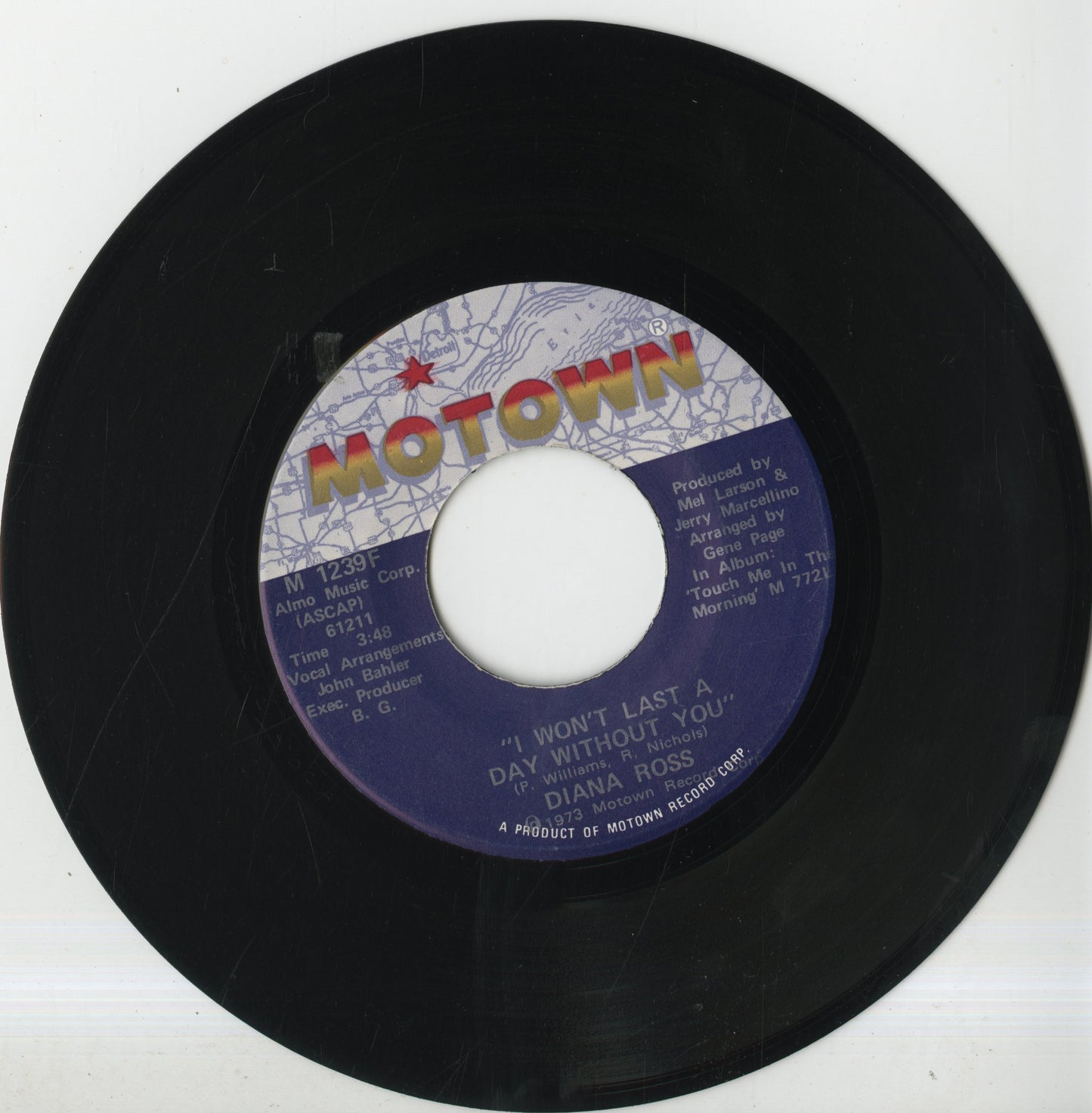 Diana Ross / ダイアナ・ロス / Touch Me In The Morning -7 (M 1239F)