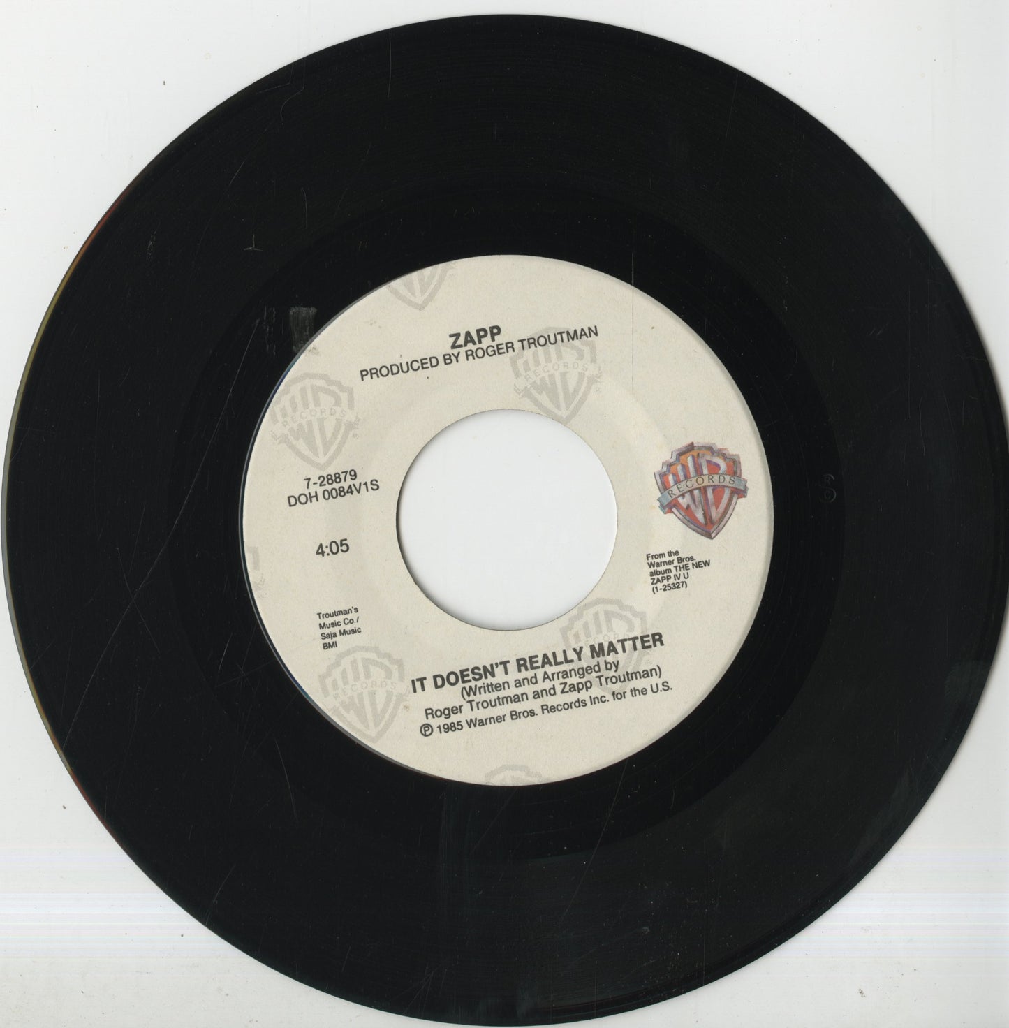 Zapp / ザップ / It Doesn't Really Matter / Make Me Feel Good -7 (7-28879)