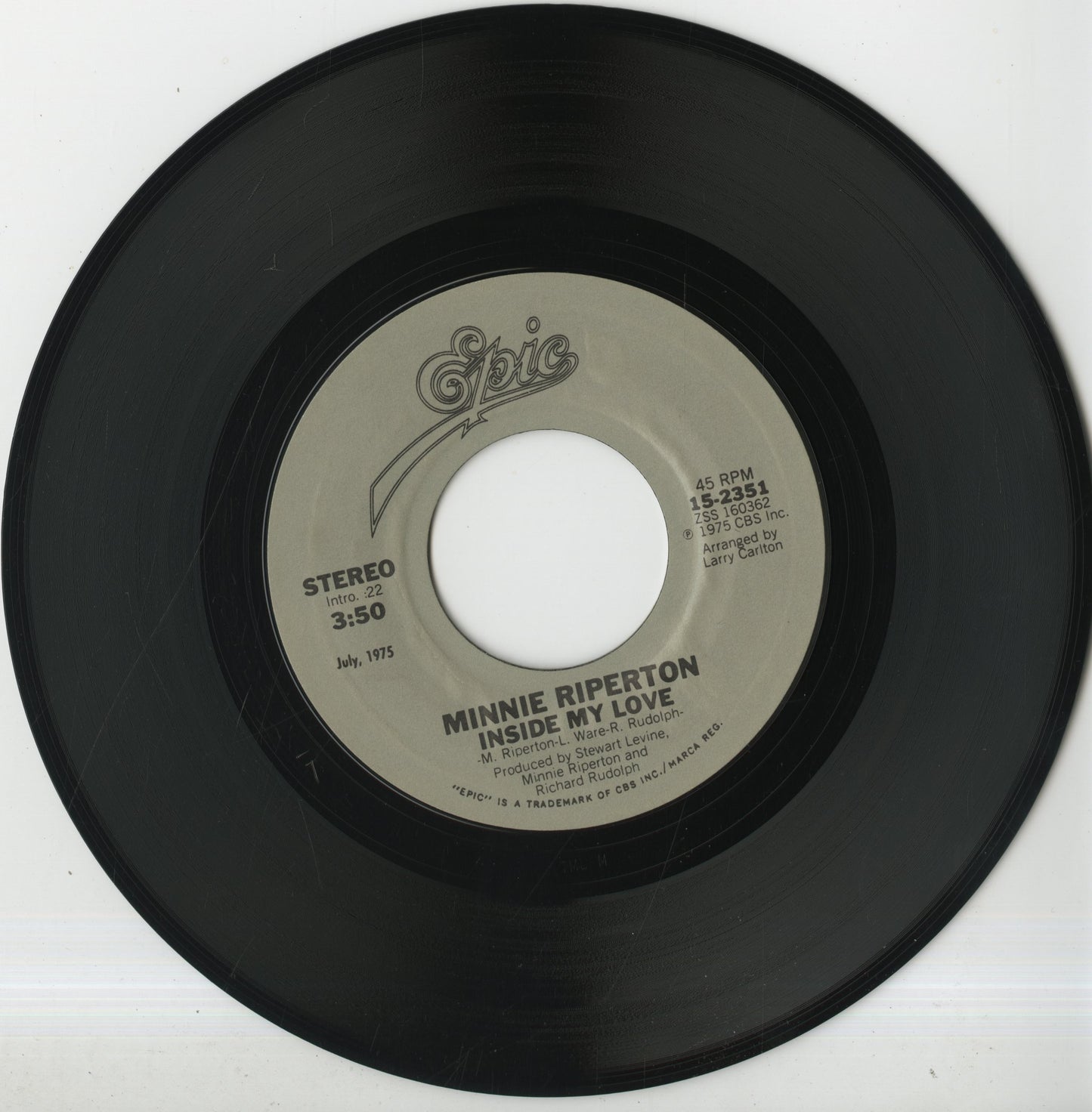 Minnie Riperton / ミニー・リパートン / Inside My Love / Lovin’ You -7 (15-2351)