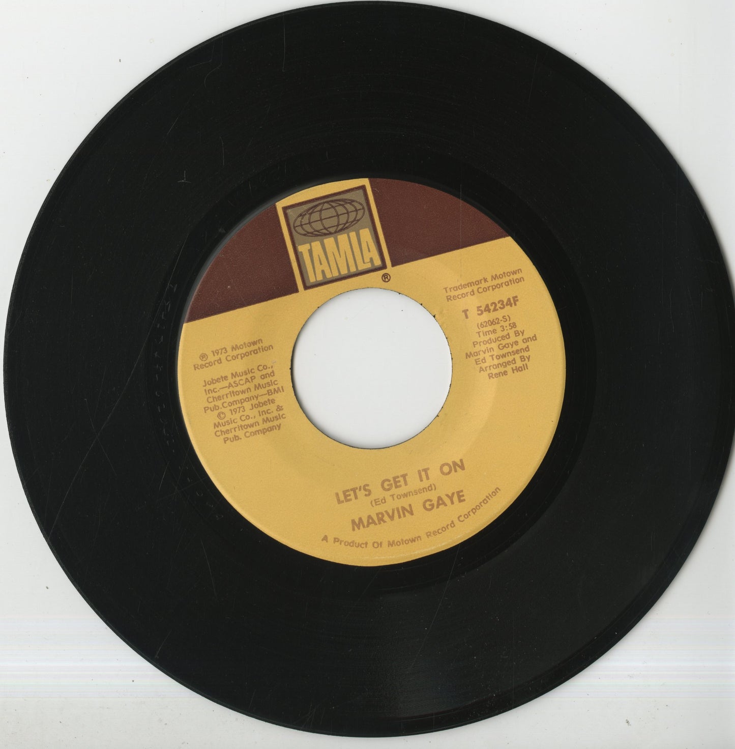 Marvin Gaye / マーヴィン・ゲイ / Let’s Get It On / I Wish It Would Rain -7 (T54234F)