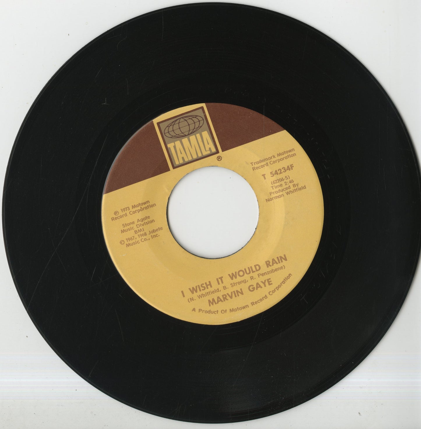 Marvin Gaye / マーヴィン・ゲイ / Let’s Get It On / I Wish It Would Rain -7 (T54234F)