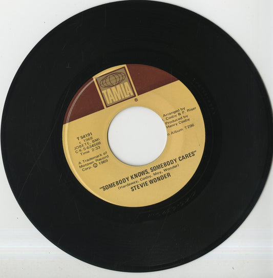 Stevie Wonder - Never Had A Dream Come True / Somebody Knows, Somebody Cares (T 54191) 1969 US Tamla｜中古7inch
