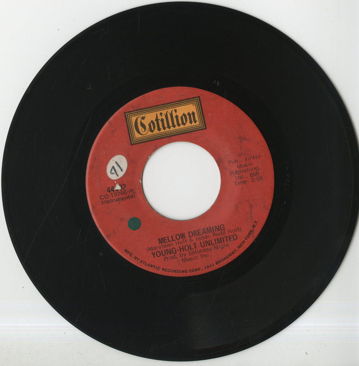 Young Holt Unlimited / ヤング・ホルト・アンリミテッド / Black and White / Mellow Dreaming-7 ( 44092 )