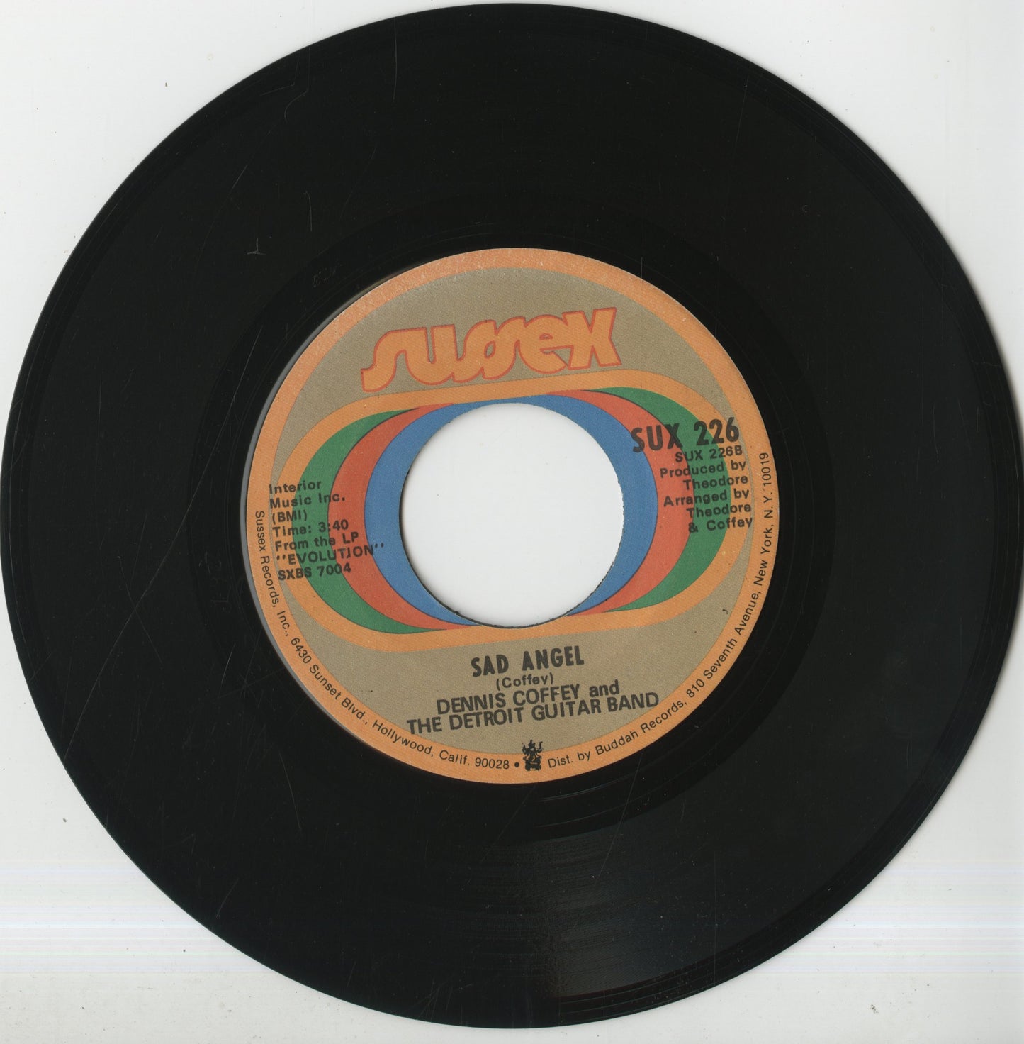 Dennis Coffey / デニス・コフィ / Scorpio / Sad Angel -7 (SUX 226)