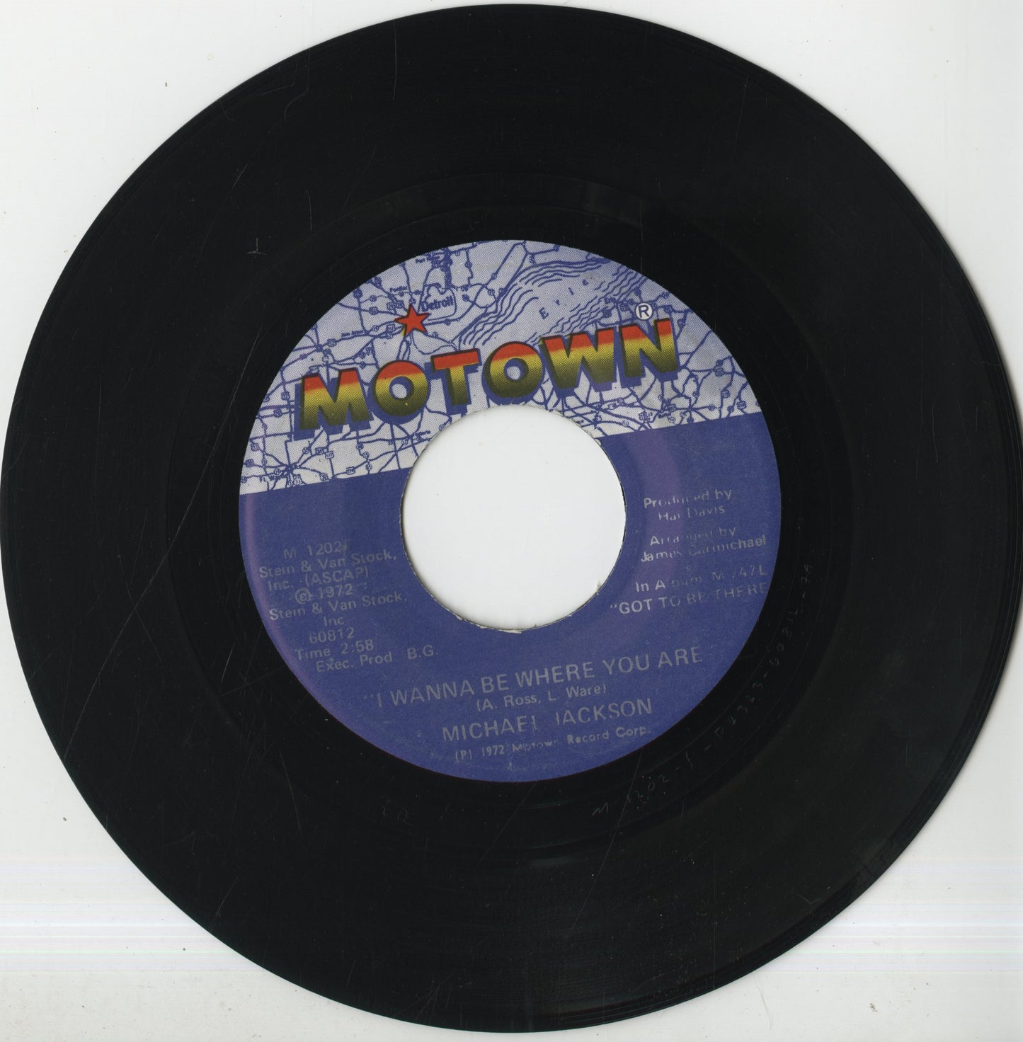 Michael Jackson / マイケル・ジャクソン / I Wanna Be Where You Are -7 (M 1202F)