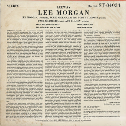 Lee Morgan / リー・モーガン / Lee Way (GXK 8133)
