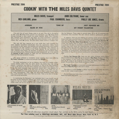 Miles Davis / マイルス・デイヴィス / Cookin' (VIJ-214)