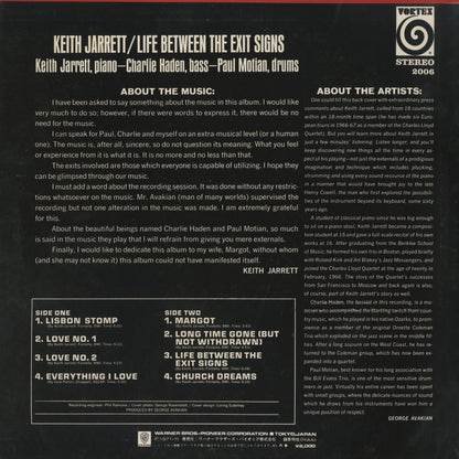 Keith Jarrett / キース・ジャレット / Life Between The Exit Signs (P-7559A)