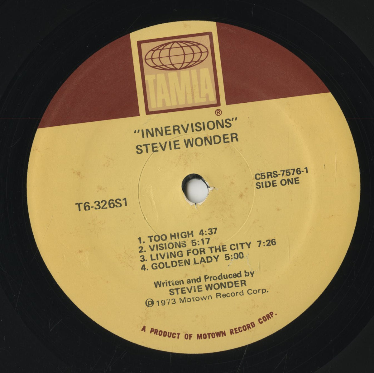 Stevie Wonder / スティーヴィ・ワンダー / Innervisions (T6-326S1)