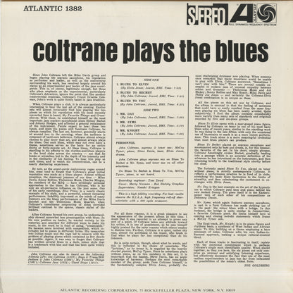 John Coltrane / ジョン・コルトレーン / Coltrane Plays The Blues (P-7504A)