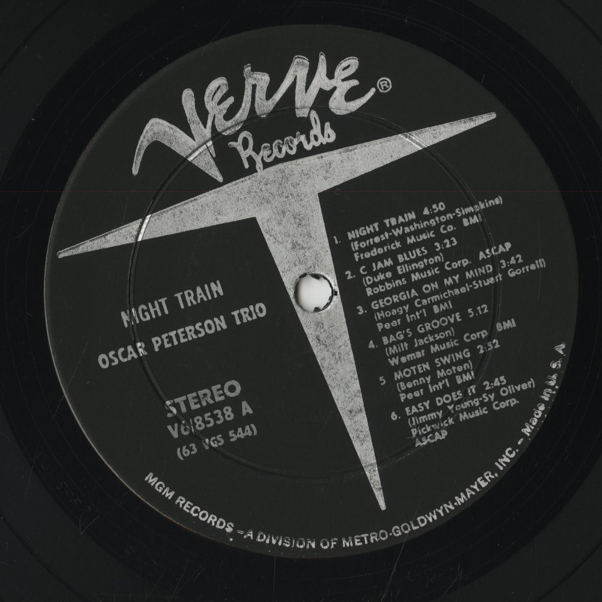 Oscar Peterson Trio / オスカー・ピーターソン / Night Train (V6 8538)