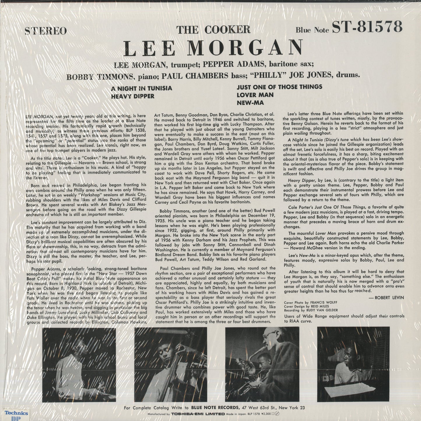 Lee Morgan / リー・モーガン / The Cooker (BLP 1578)