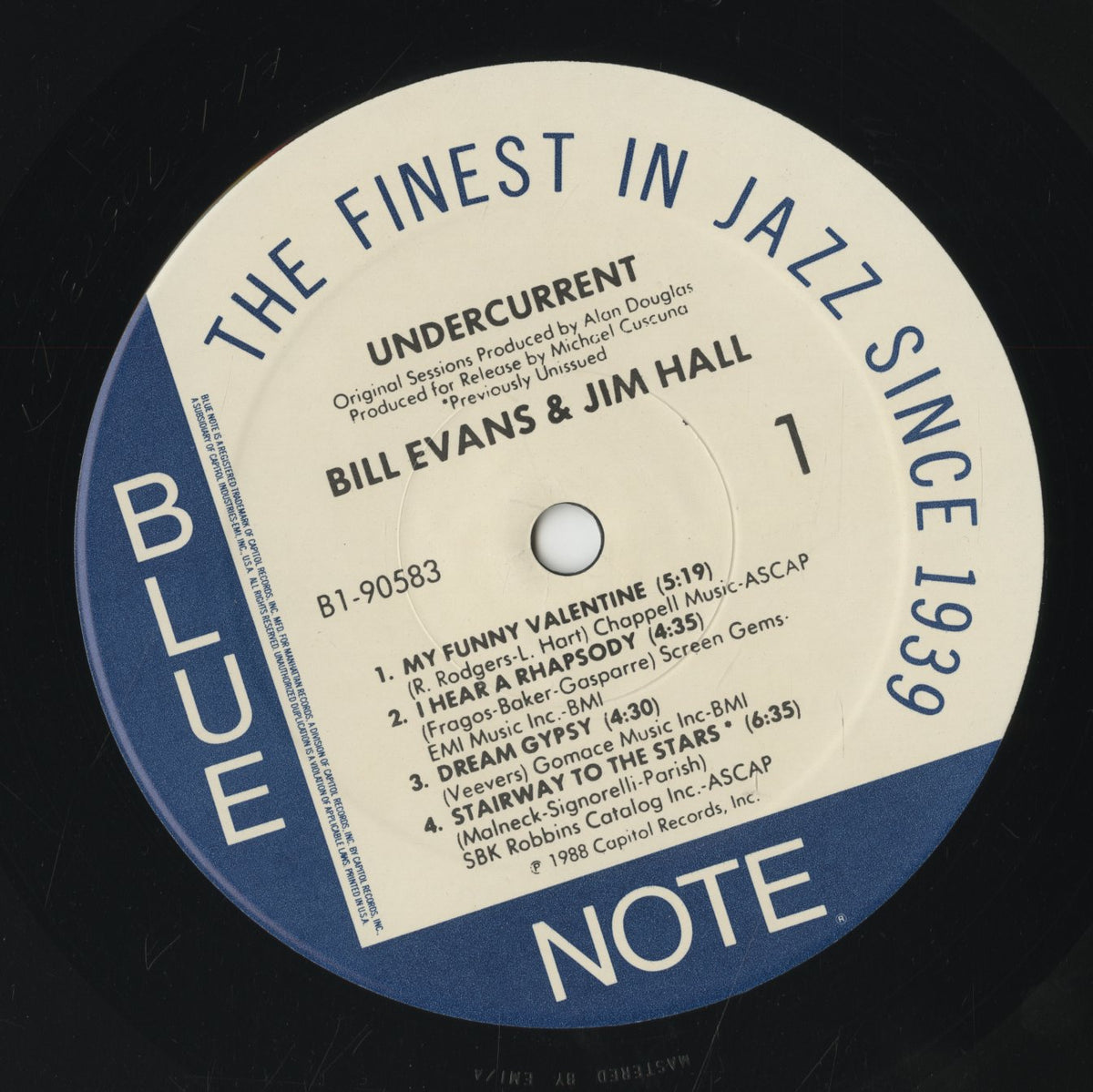 Bill Evans - Jim Hall / ビル・エヴァンス　ジム・ホール / Undercurrent (B1-90583)