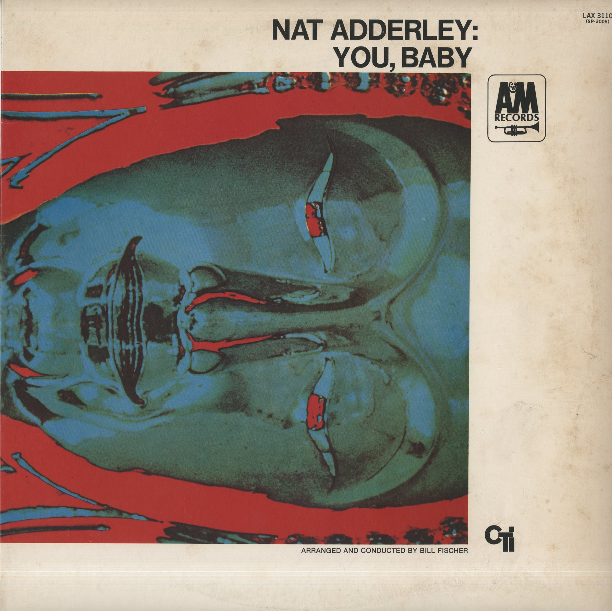 Nat Adderley - You, Baby (LAX 3110) LP 1976 JPN A&M｜中古LP ナット・アダレイ