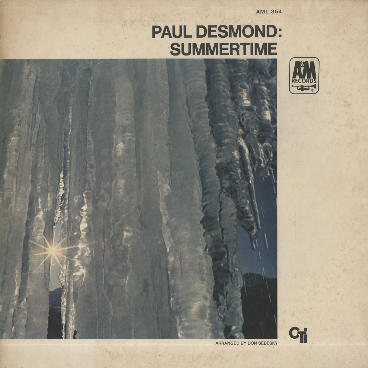 Paul Desmond / ポール・デズモンド / Summertime (AML 354)