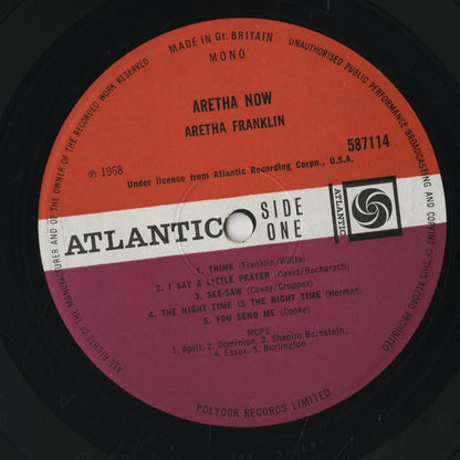Aretha Franklin / アレサ・フランクリン / Aretha Now (587114)