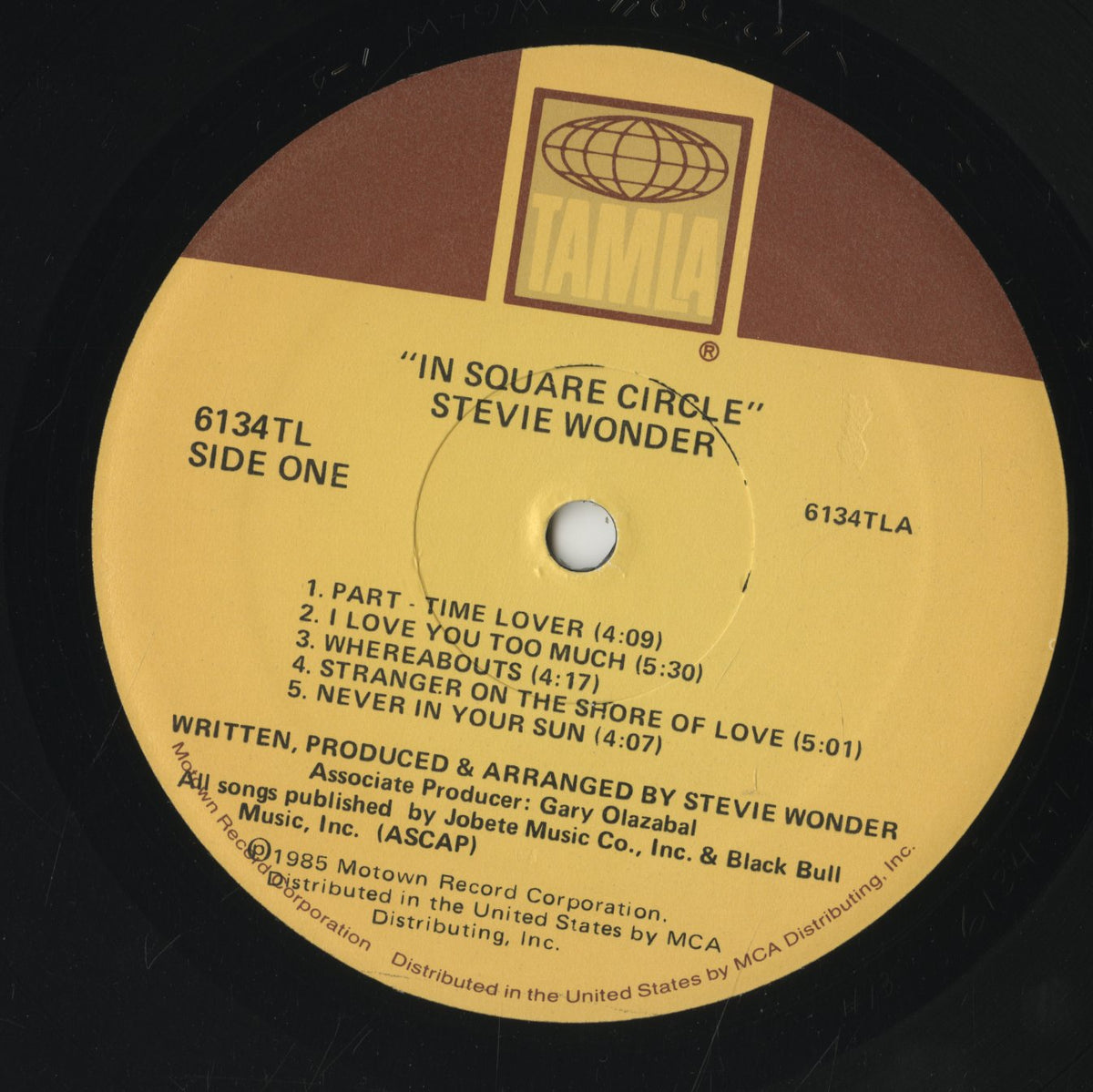 Stevie Wonder / スティーヴィ・ワンダー / In Square Circle (6134TL)