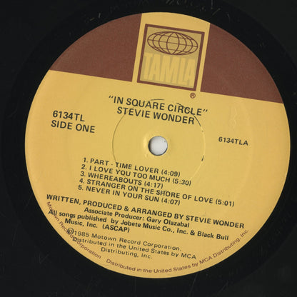 Stevie Wonder / スティーヴィ・ワンダー / In Square Circle (6134TL)