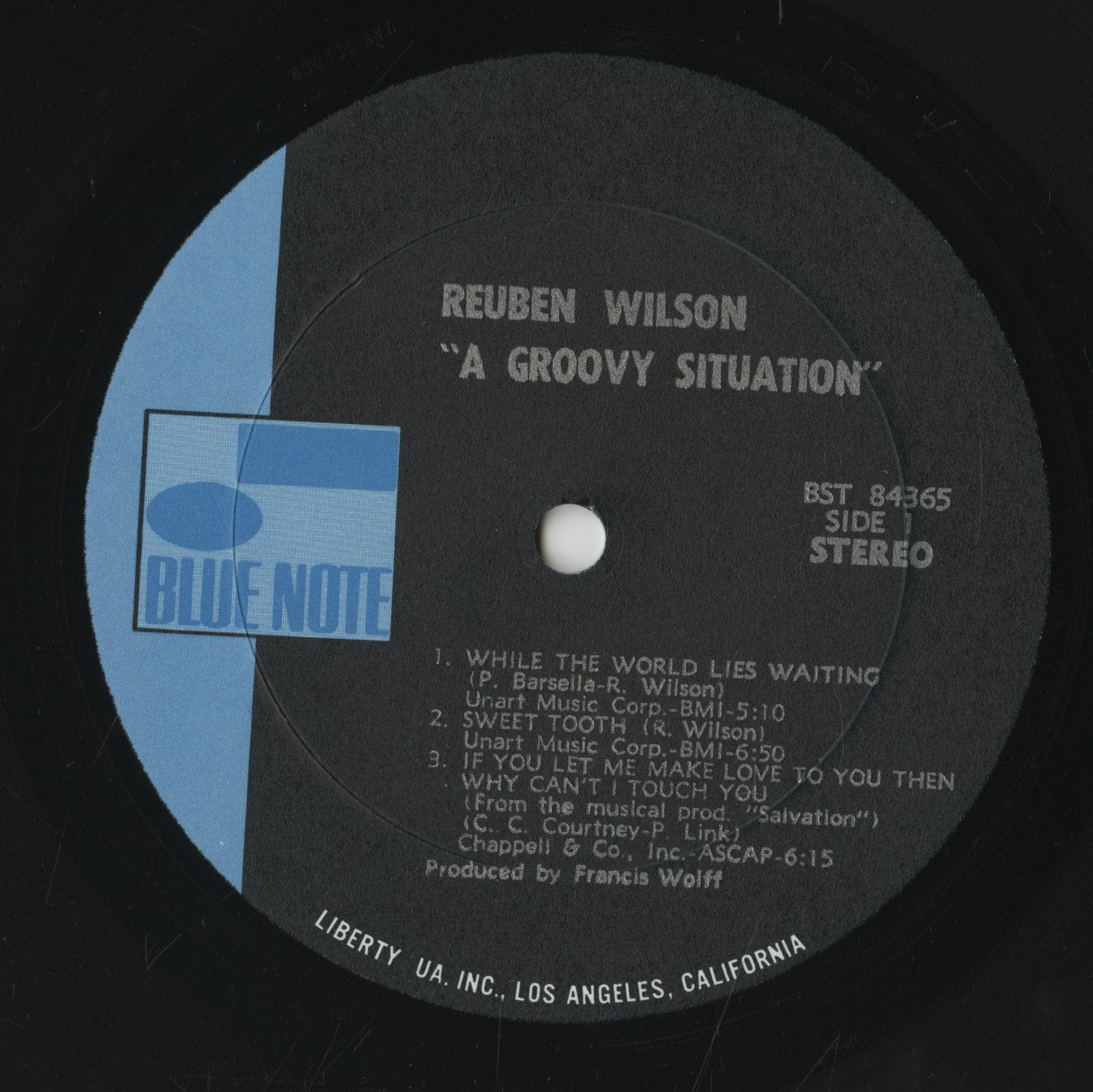 Reuben Wilson / ルーベン・ウィルソン / A Groovy Situation (BST 84365)