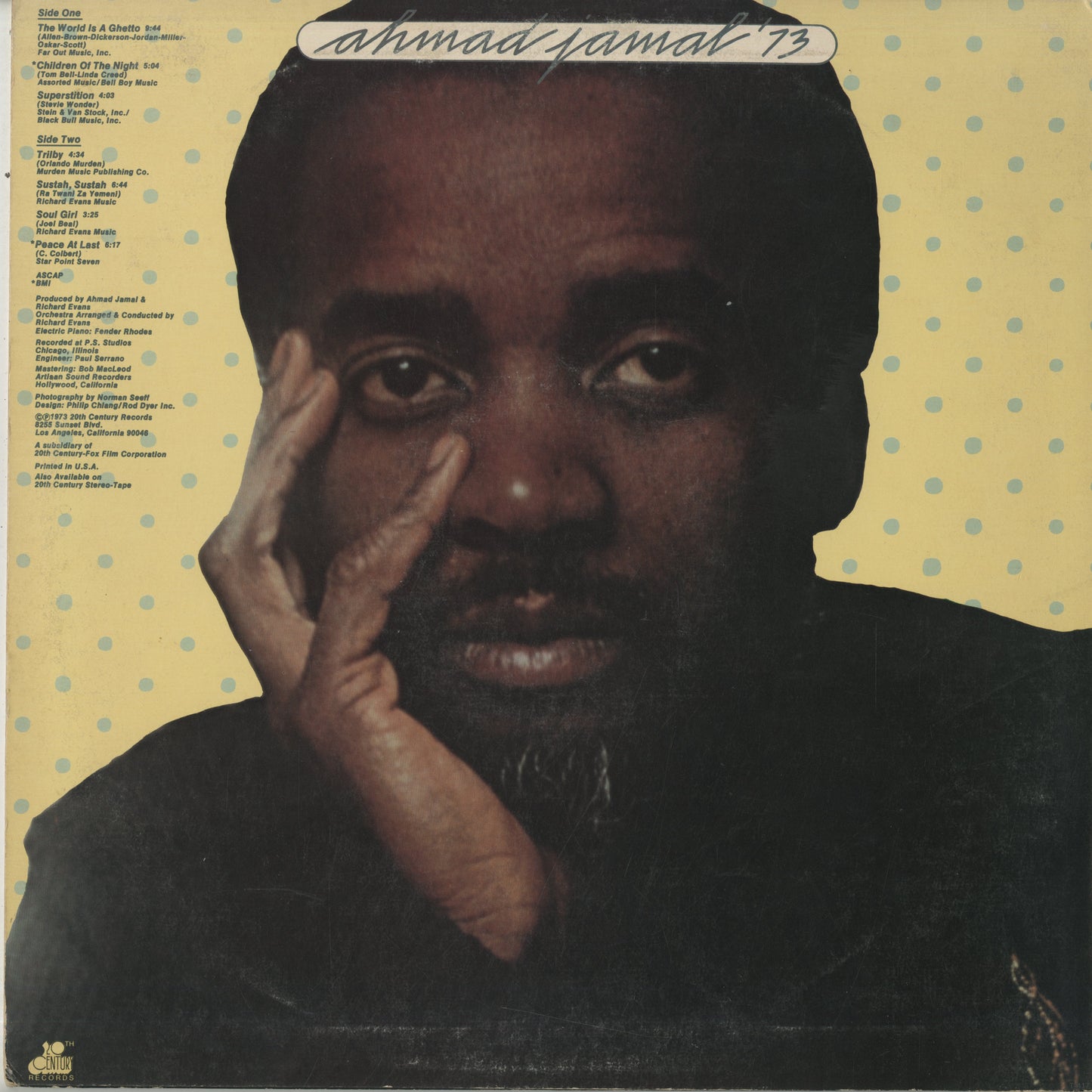Ahmad Jamal / アーマッド・ジャマル / Ahmad Jamal '73 (T-417)