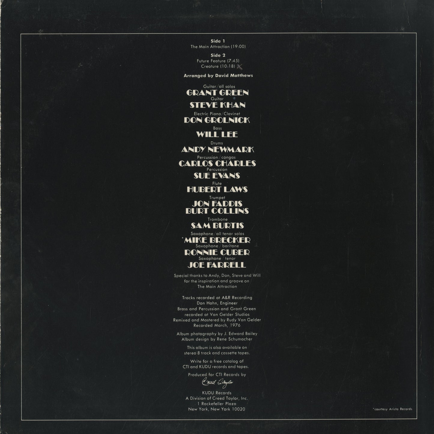 Grant Green / グラント・グリーン / The Main Attraction (KU29)