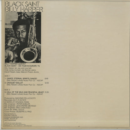 Billy Harper / ビリー・ハーパー / Black Saint (BSR 0001)