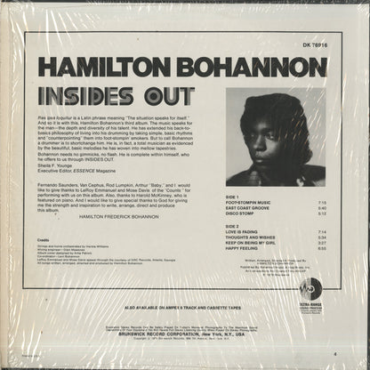 Bohannon / ボハノン / Insides Out (DK 76916)