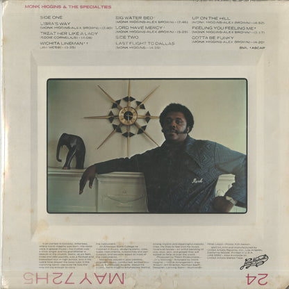 Monk Higgins – Heavyweight (UAS 5592) LP 1972 US United Artists | 中古LP
