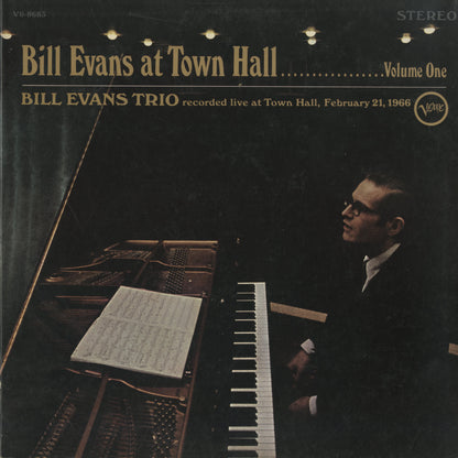 Bill Evans / ビル・エヴァンス / Bill Evans At Town Hall Volume One (V6-8683)