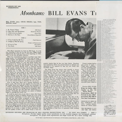 Bill Evans / ビル・エヴァンス / Moon Beams (VIJ-130)