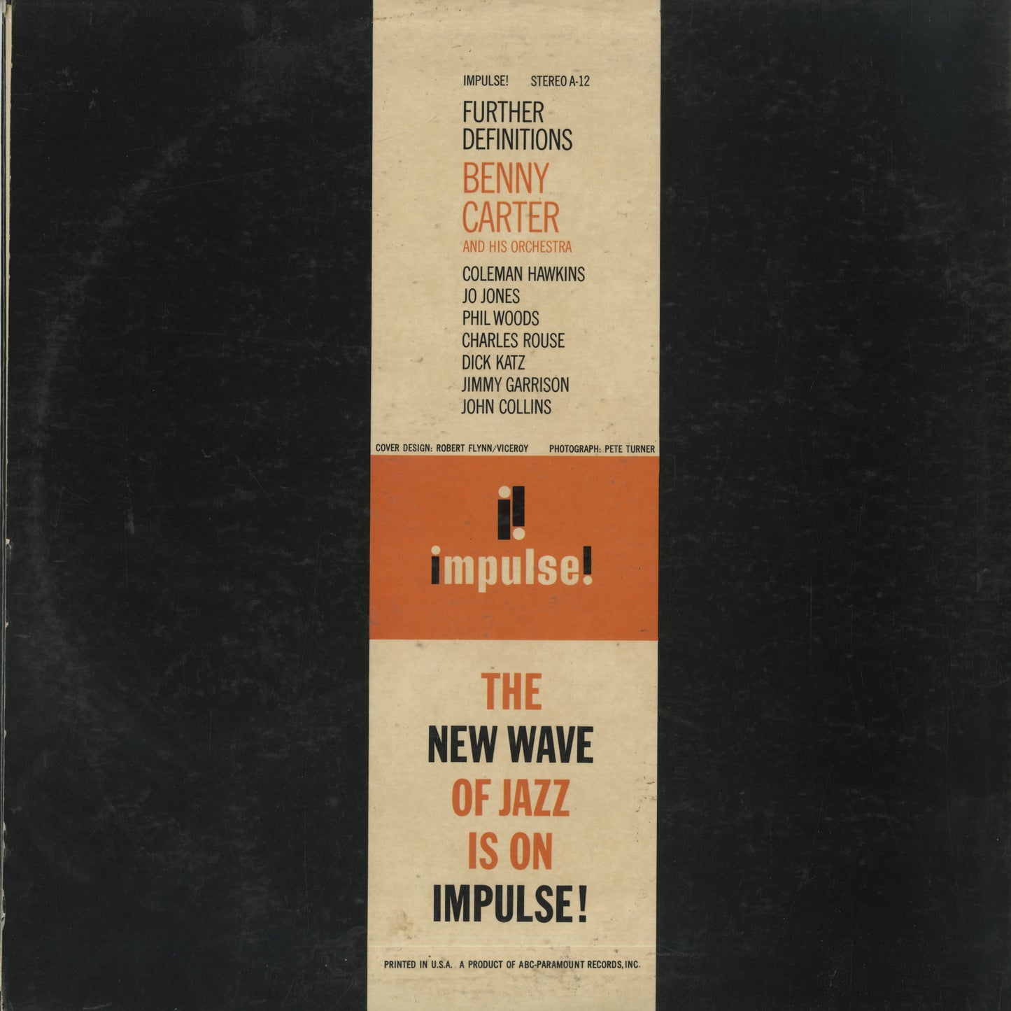 Benny Carter – Further Definitions (AS-12) LP 1963 US Impulse! | 中古LP