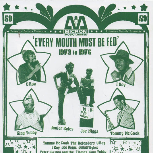 V.A./ Every Mouth Must Be Fed 1973-1976 / U-ロイ、ジャー・スティッチ、ジュニア・バイルス / U-Roy/Jah Stitch/Junior Byles etc -CD (PSCD59)
