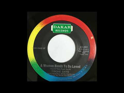 Tyron Davis / タイロン・デイヴィス / Can I Change My Mind / A Woman Needs To Be Loved -7 ( 45-602 )