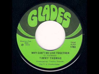 Timmy Thomas / ティミー・トーマス / Why Can't We Live Together