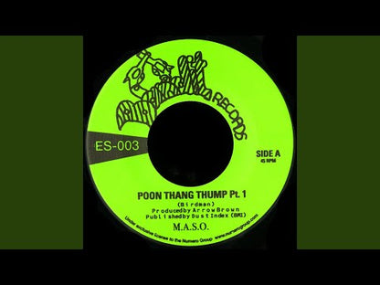 M.A.S.O. – Poon Thang Thump (Part 1 & 2) (ES003) 7inch US Numero Group｜新品7インチ