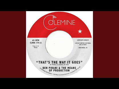 Ben Pirani / ベン・ピラニ / That’s The Way It Goes / Dreamin’s For Free -7 (CLMN-179)