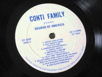 The Fabulous Conti Family / コンチ・ファミリー / Sounds Of America (CF 3220)
