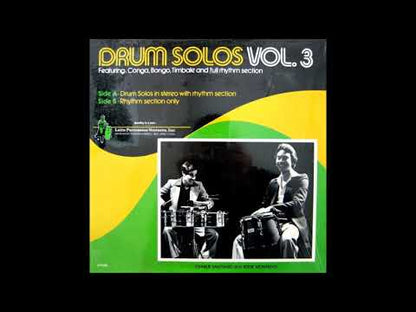 Drum Solos Vol. 3 / Featuring: Conga, Bongo, Timbale and Full Rhythm Section (LPV451)
