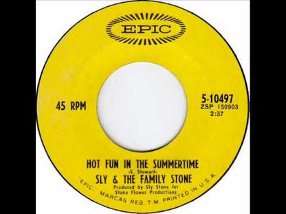 Sly & The Family Stone / スライ＆ザ・ファミリー・ストーン / Hot Fun In The Summertime / Fun -7 ( 8-50119 )