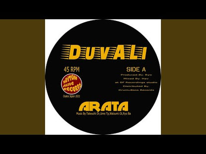 Duvali - ARATA / Golden Shoes feat. Chicari 2021 JPN｜新品7inch